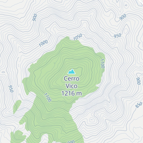 Map of Cerro Vico