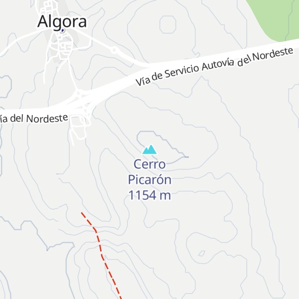 Map of Cerro Picarón