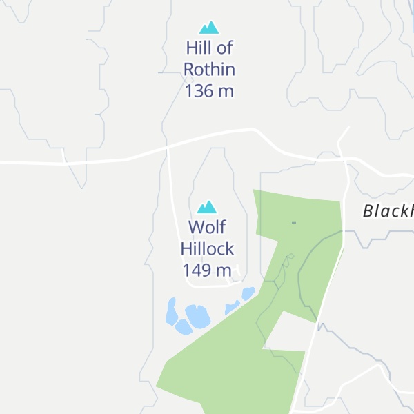 Map of Wolf Hillock