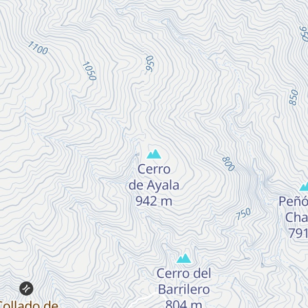 Map of Cerro de Ayala