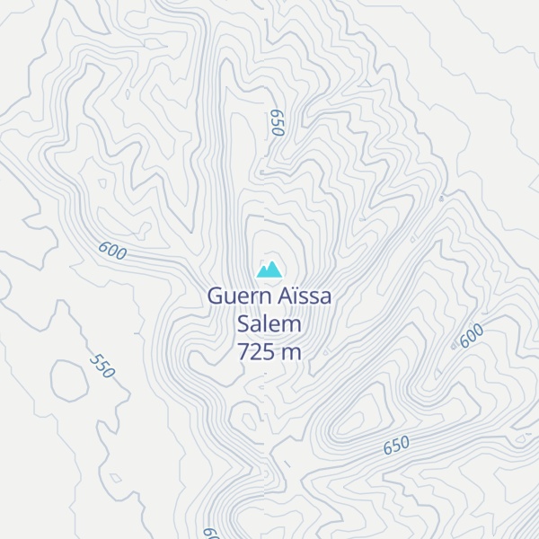 Map of Guern Aïssa Salem