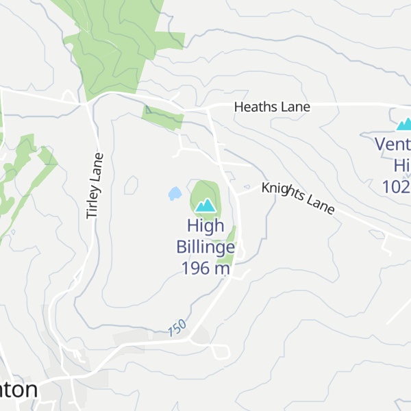 Map of High Billinge