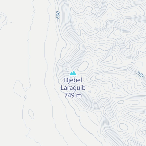 Map of Djebel Laraguib