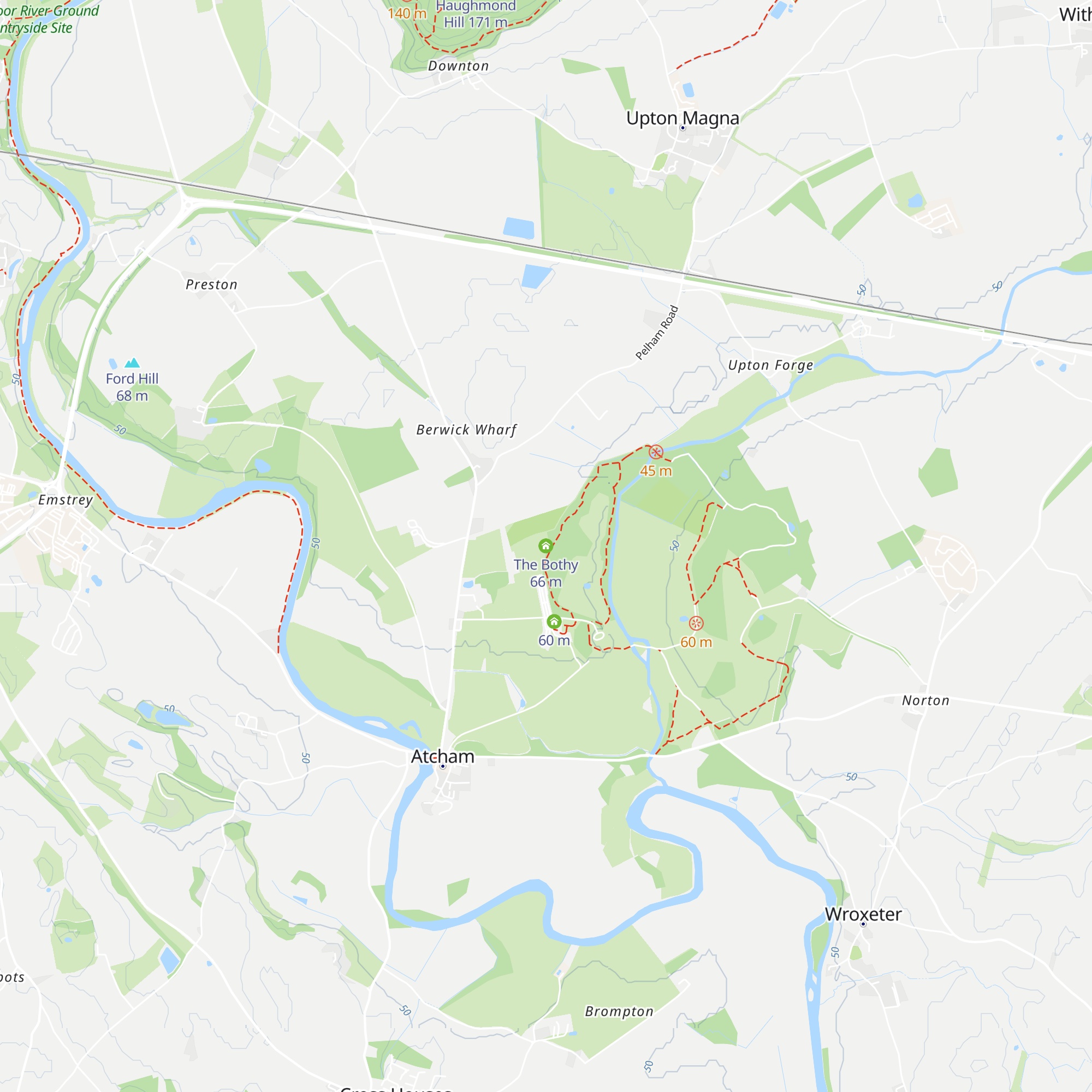 The Bothy map