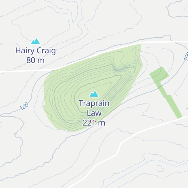 Map of Traprain Law