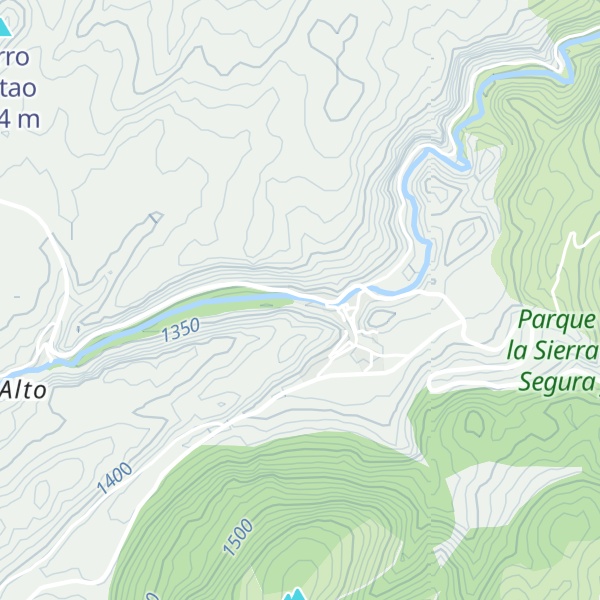 Map of Refugio del Segura