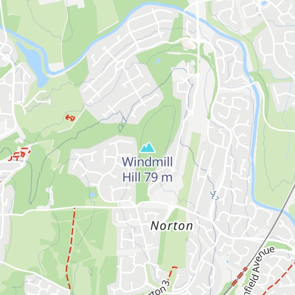 Map of Windmill Hill