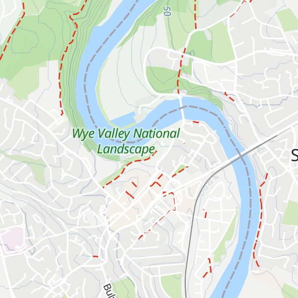 Map of Chepstow Castle