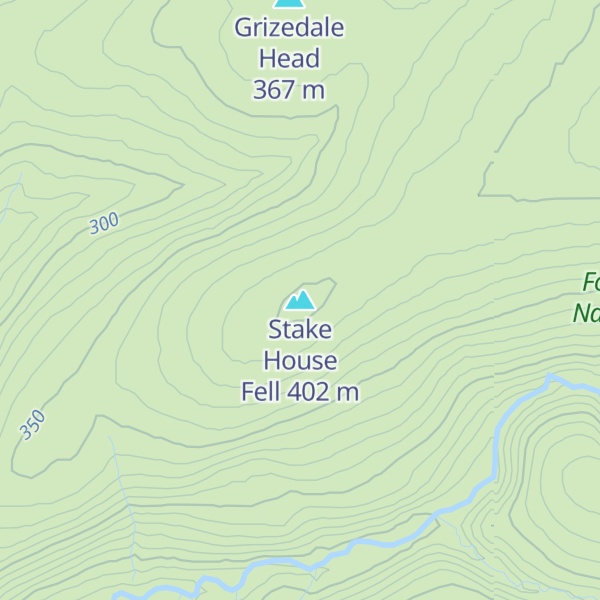Map of Stake House Fell