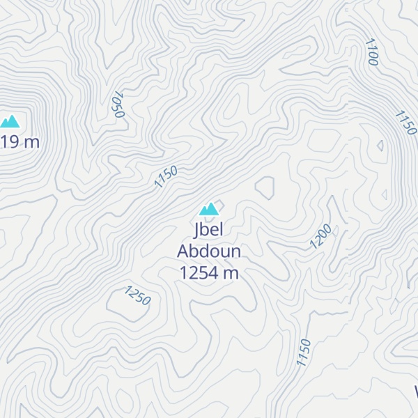 Map of Jbel Abdoun
