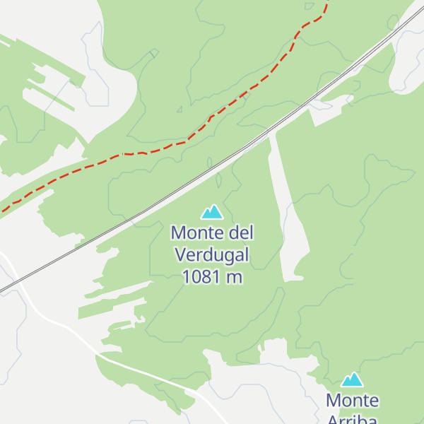 Map of Monte del Verdugal