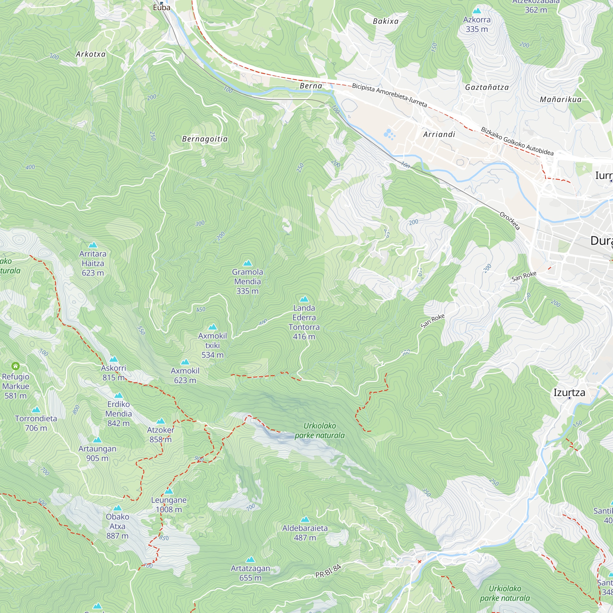 Landaederra map