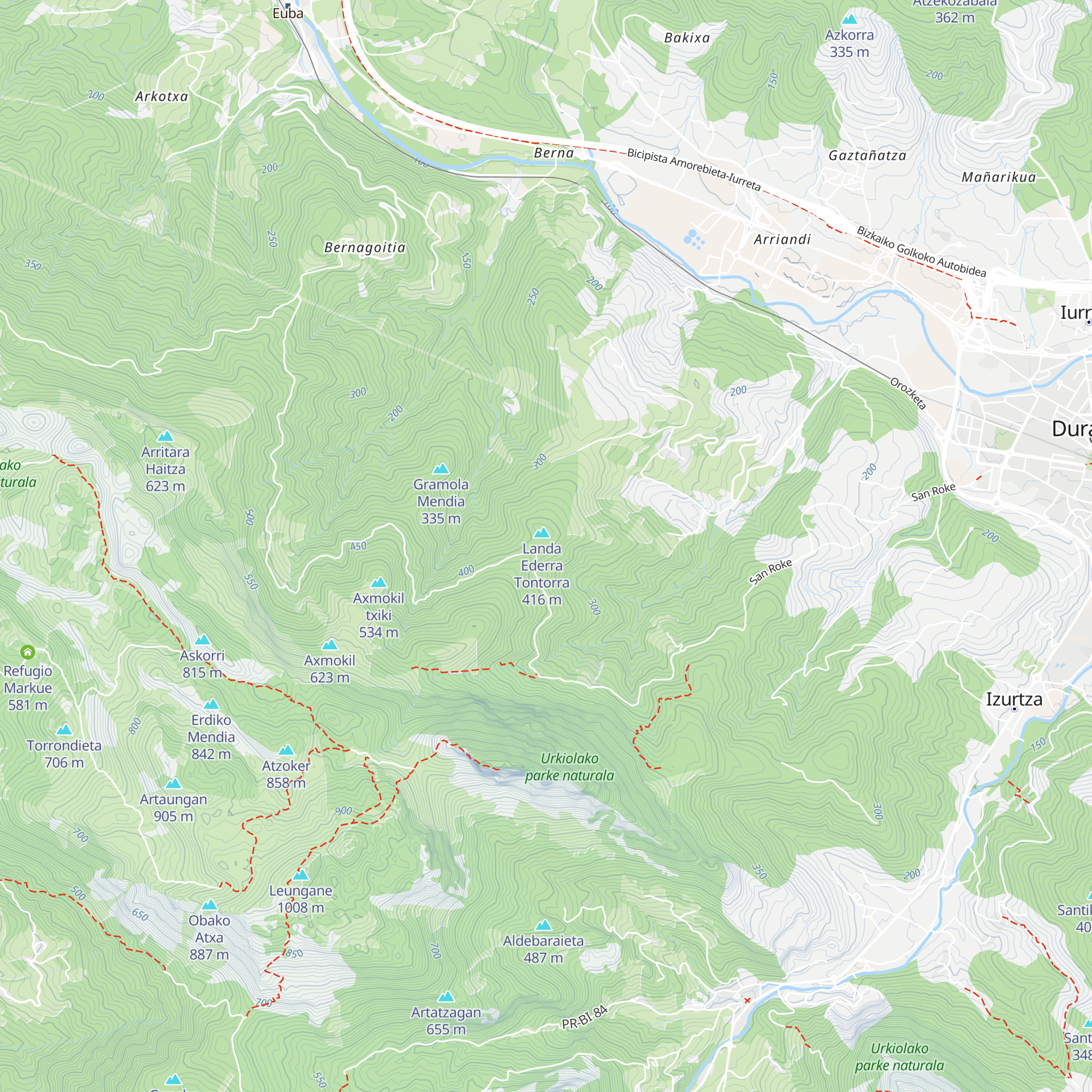 Landaederra map