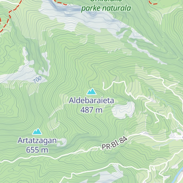 Map of Aldebaraieta