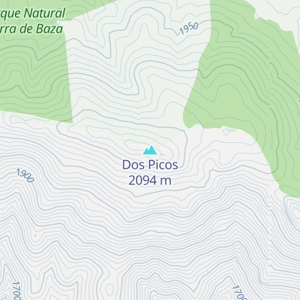 Map of Dos Picos