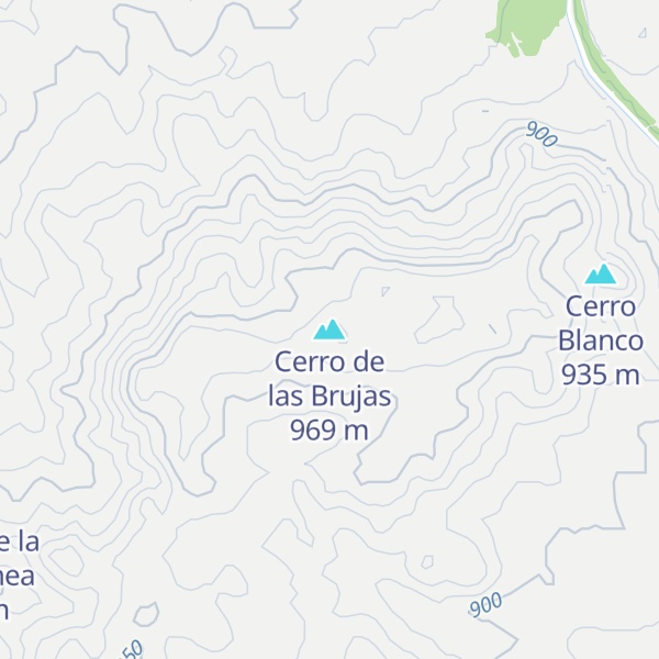 Map of Cerro de las Brujas