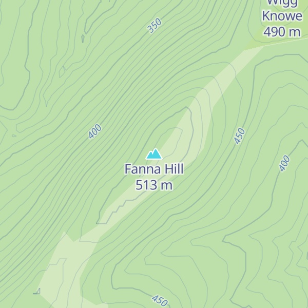 Map of Fanna Hill