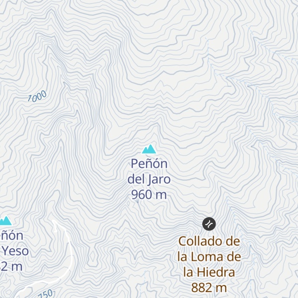 Map of Peñón del Jaro