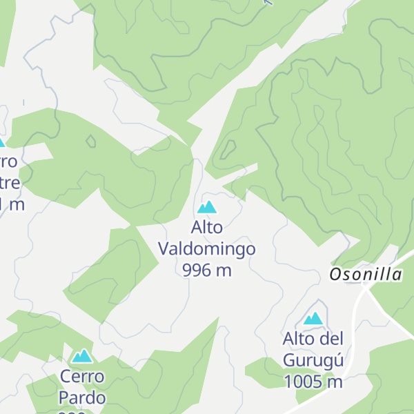 Map of Alto Valdomingo