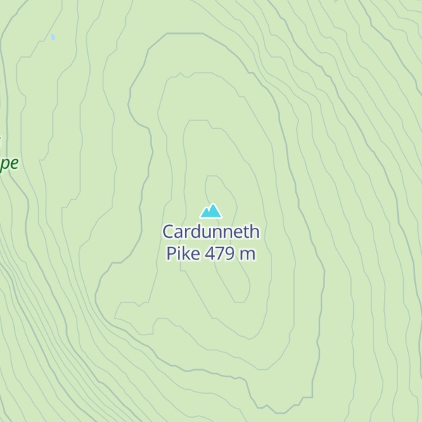 Map of Cardunneth Pike