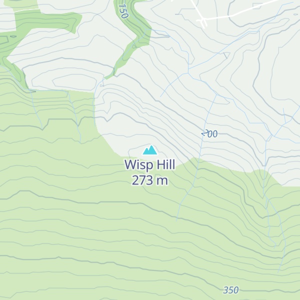 Map of Wisp Hill