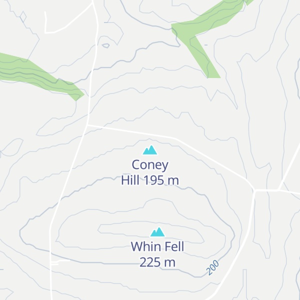 Map of Coney Hill