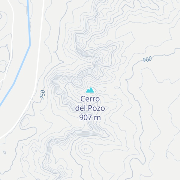 Map of Cerro del Pozo