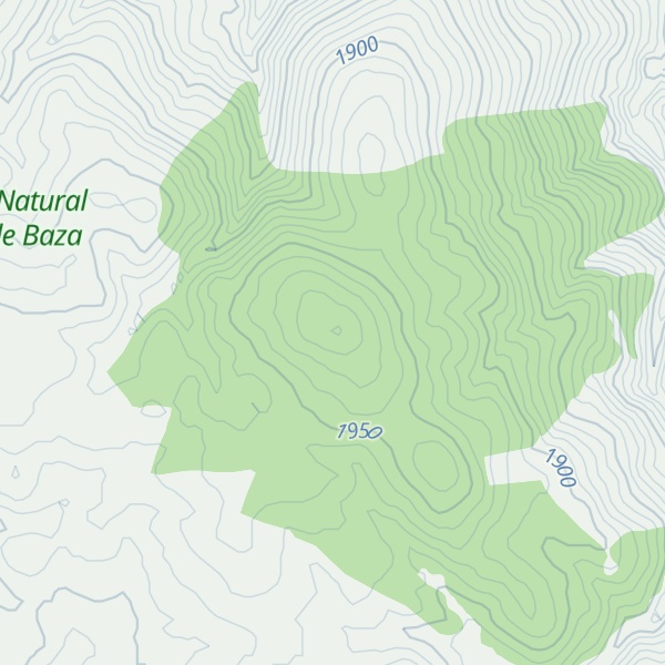Map of Cerro de los Alfileres