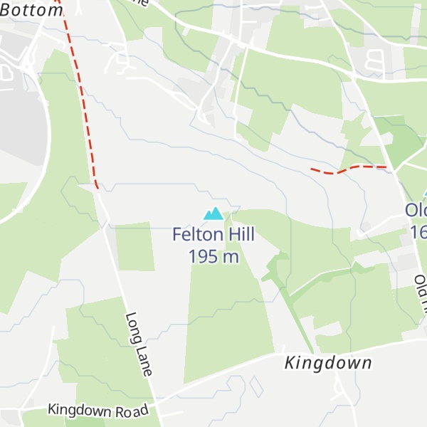 Map of Felton Hill