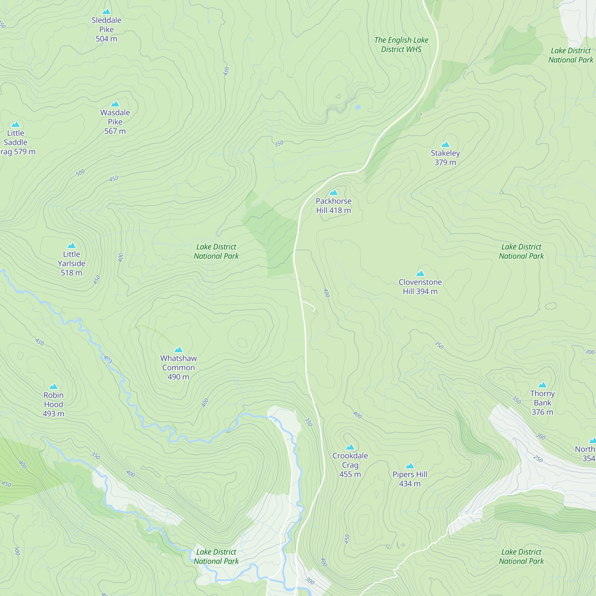 Shap Fell Bothy map