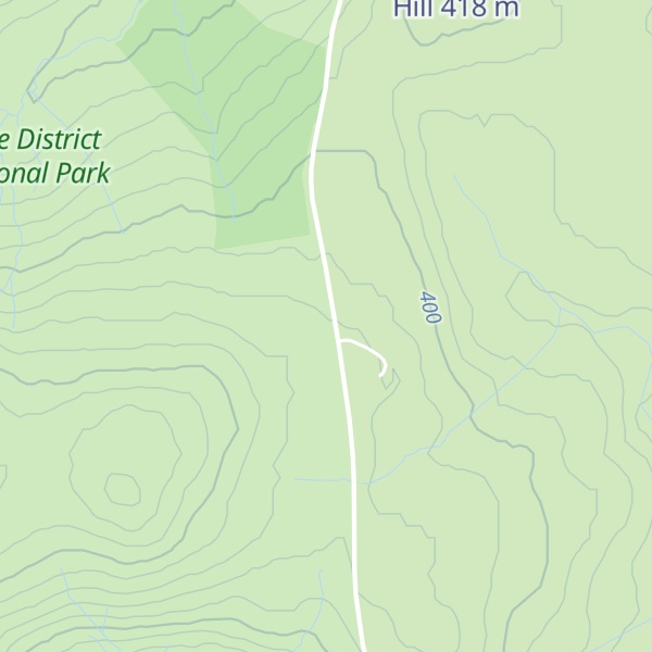 Map of Shap Fell Bothy