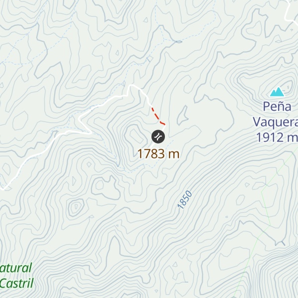 Map of Refugio de los Prados del Conde