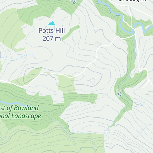 Map of The Cragg