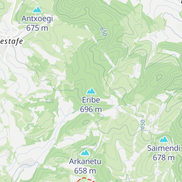 Map of Eribe