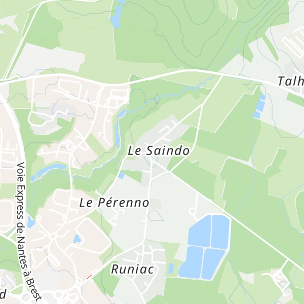 Map of Gîte Brocéliande