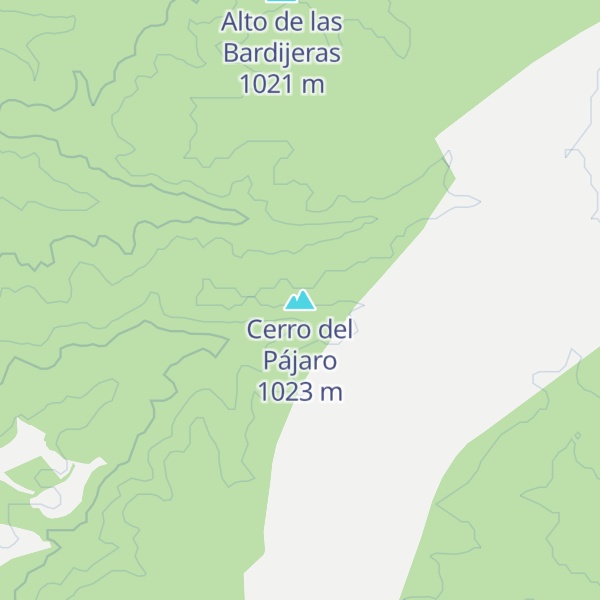 Map of Cerro del Pájaro
