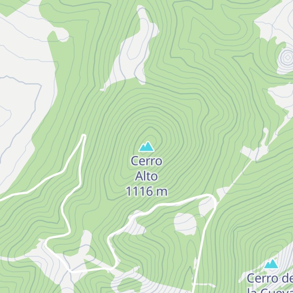 Map of Cerro Alto