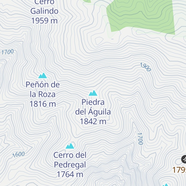 Map of Piedra del Águila