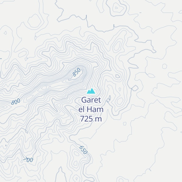 Map of Garet el Ham