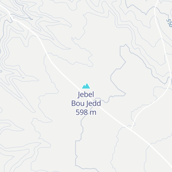 Map of Jebel Bou Jedd