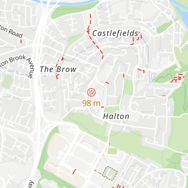 Map of Halton Castle