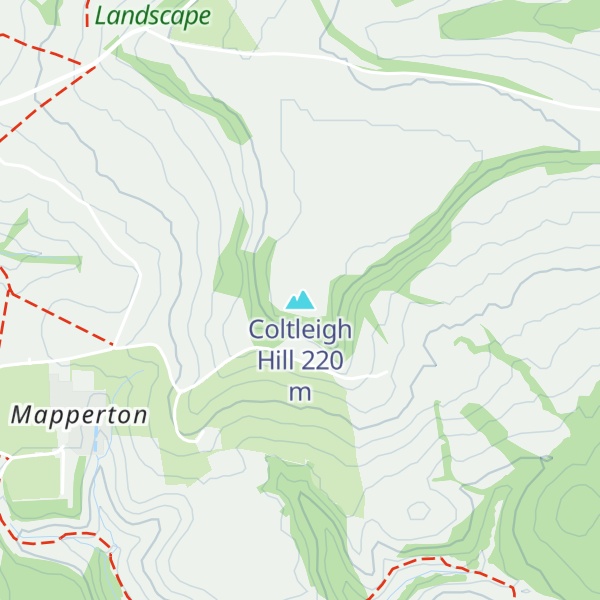 Map of Coltleigh Hill