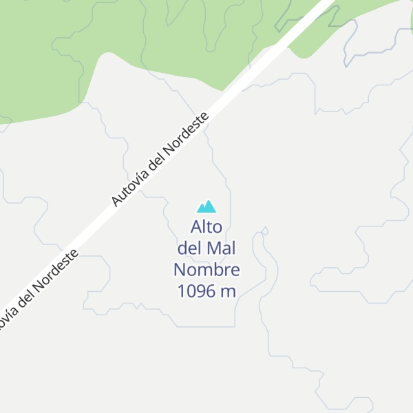 Map of Alto del Mal Nombre