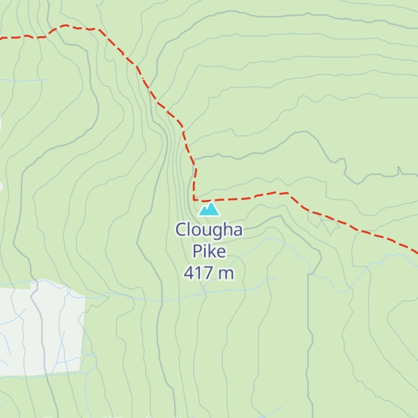 Map of Clougha Pike