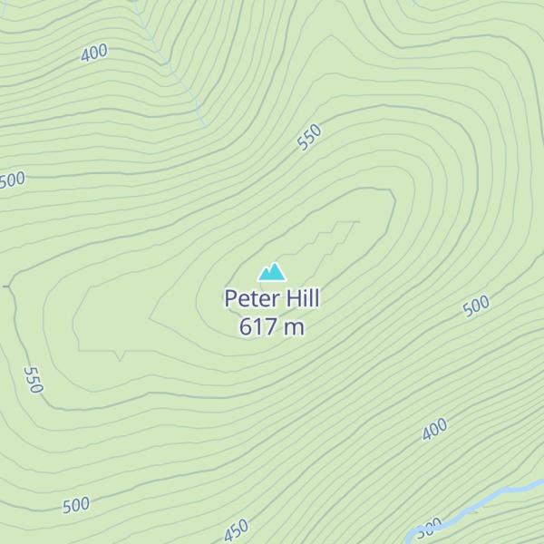 Map of Peter Hill