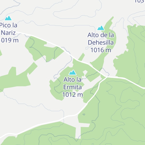 Map of Alto la Ermita