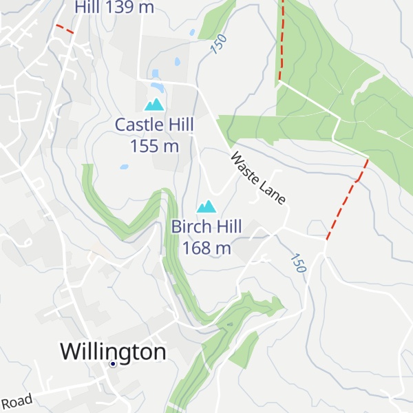 Map of Birch Hill