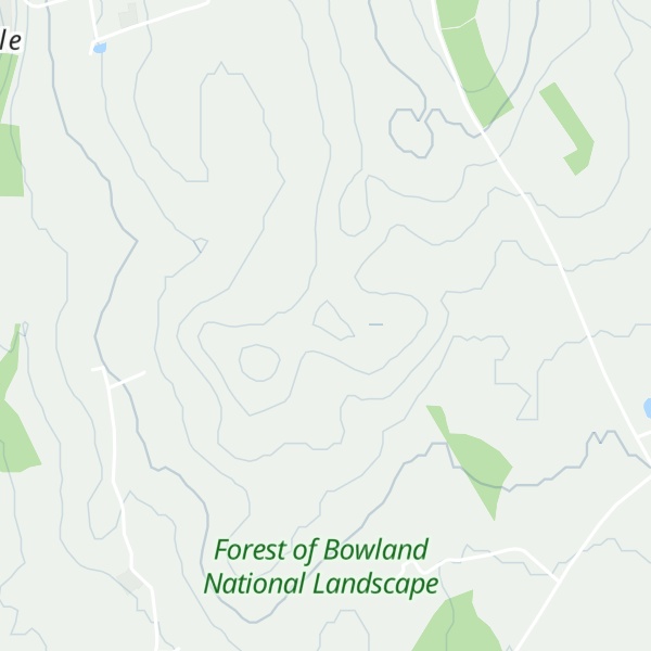 Map of Peacock Hill