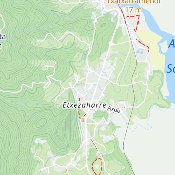Map of Malgabe Baserria