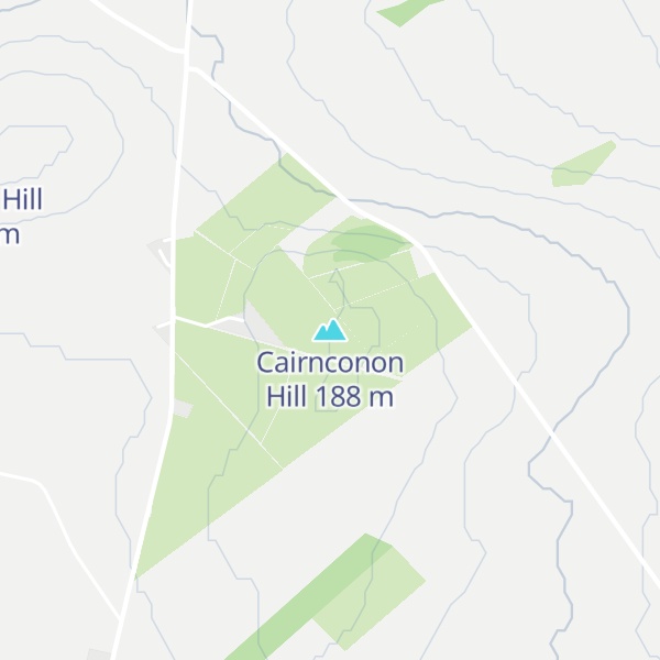 Map of Cairnconon Hill
